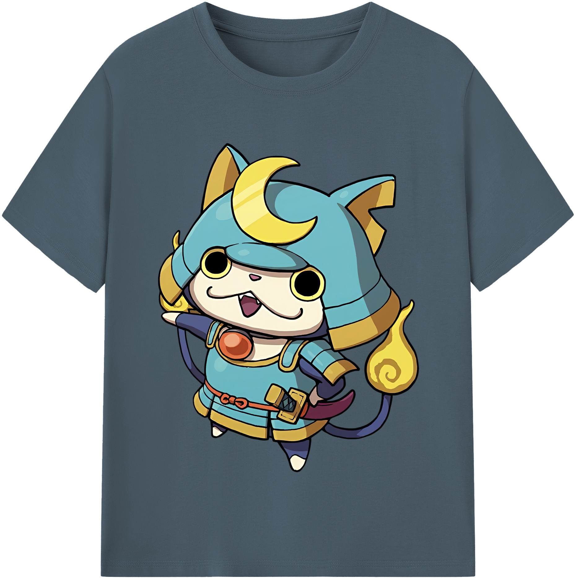 （画像用） 妖怪ウォッチ Yo-kai Watch 綿100％半袖Tシャツ（フロントプリント）